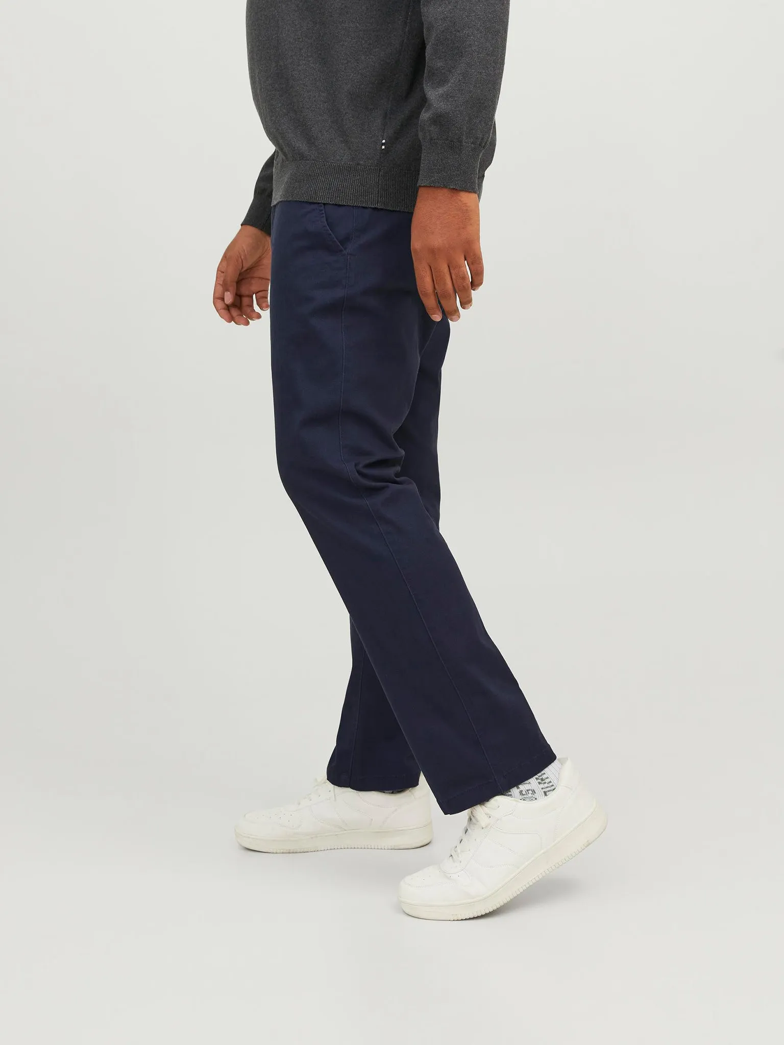 Ανδρικό παντελόνι chinos plus size JPSTMARCO JJDAVE NOOS PLS 12243603 | 12243603