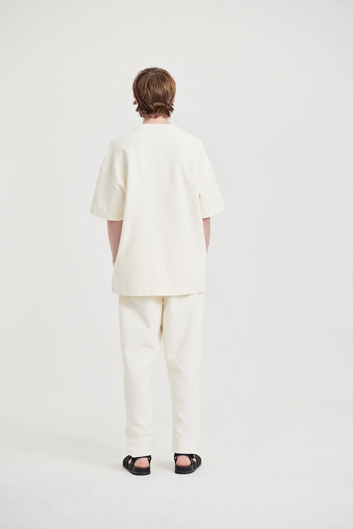 08 / Waffle Trousers Off White