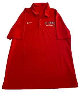 Aaron Wheeler St. John's Basketball Team Issued Travel Polo (Size L)