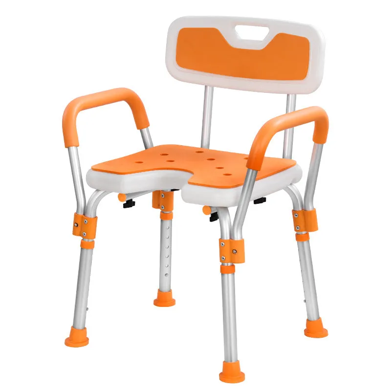 Adjustable Shower Chair, 330 lbs Capacity