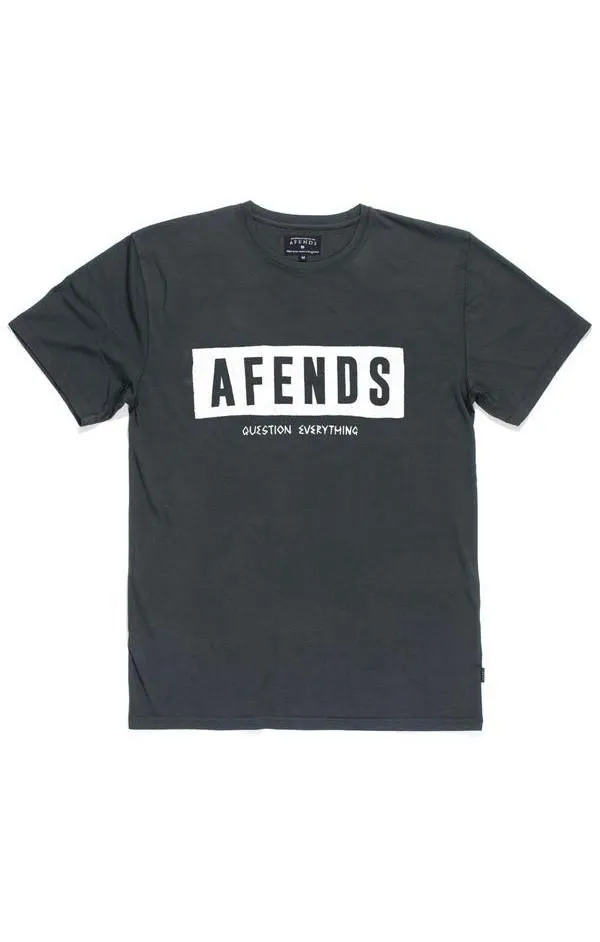 Afends Mens Rumble - Standard Fit Logo Tee