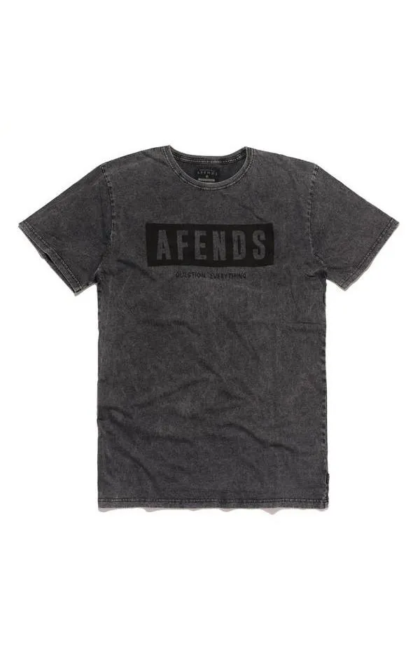 Afends Mens Rumble - Standard Fit Logo Tee