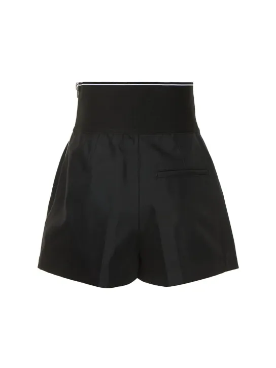 Alexander Wang   Tailored cotton &amp; nylon shorts 