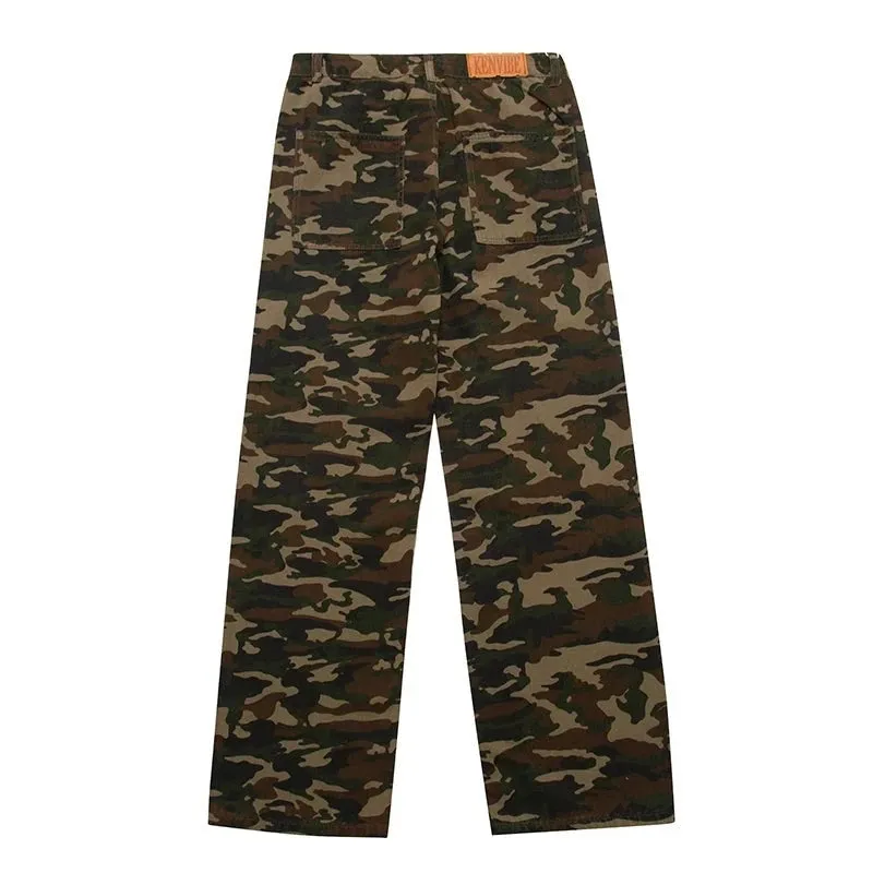 Android 18 Wide Leg Camo Pants