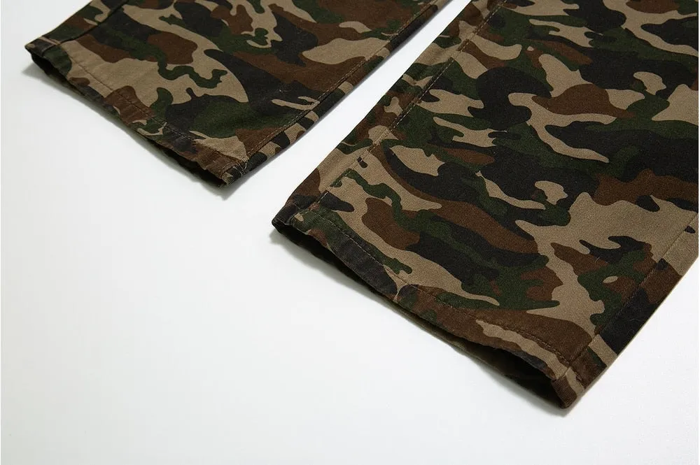 Android 18 Wide Leg Camo Pants