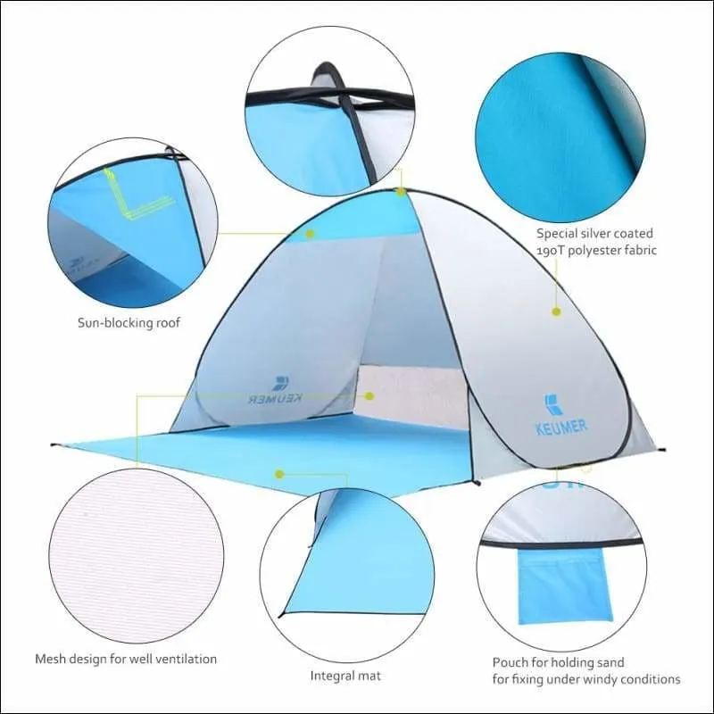 Anti-UV Popup Beach Tent