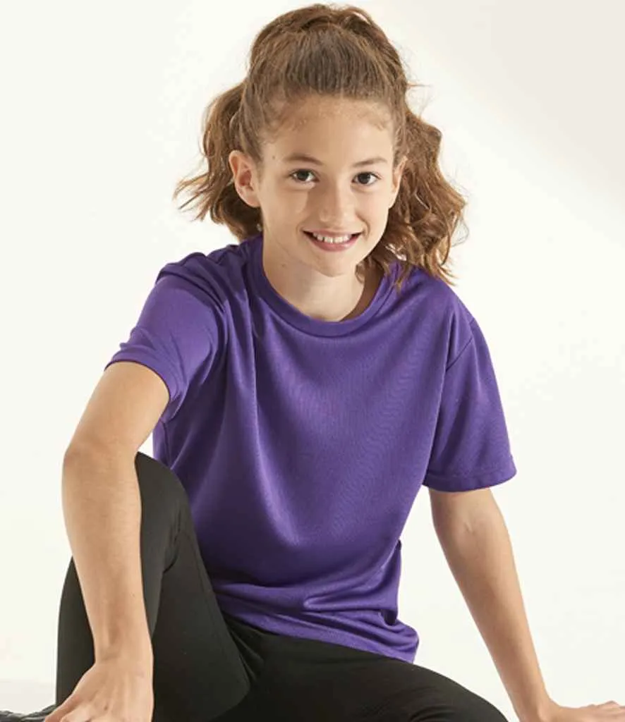 AWDis Kids Cool Recycled T-Shirt | Purple