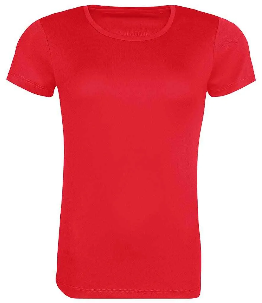 AWDis Ladies Cool Recycled T-Shirt | Fire Red