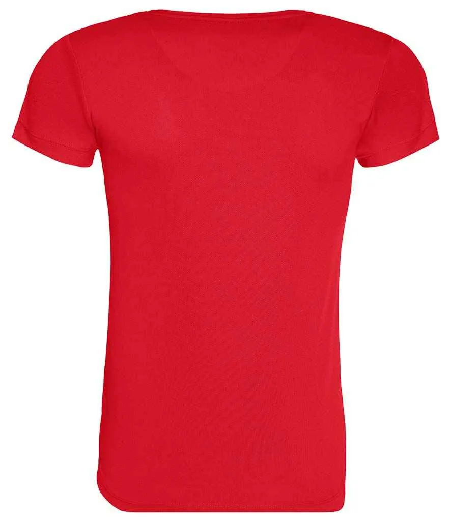 AWDis Ladies Cool Recycled T-Shirt | Fire Red