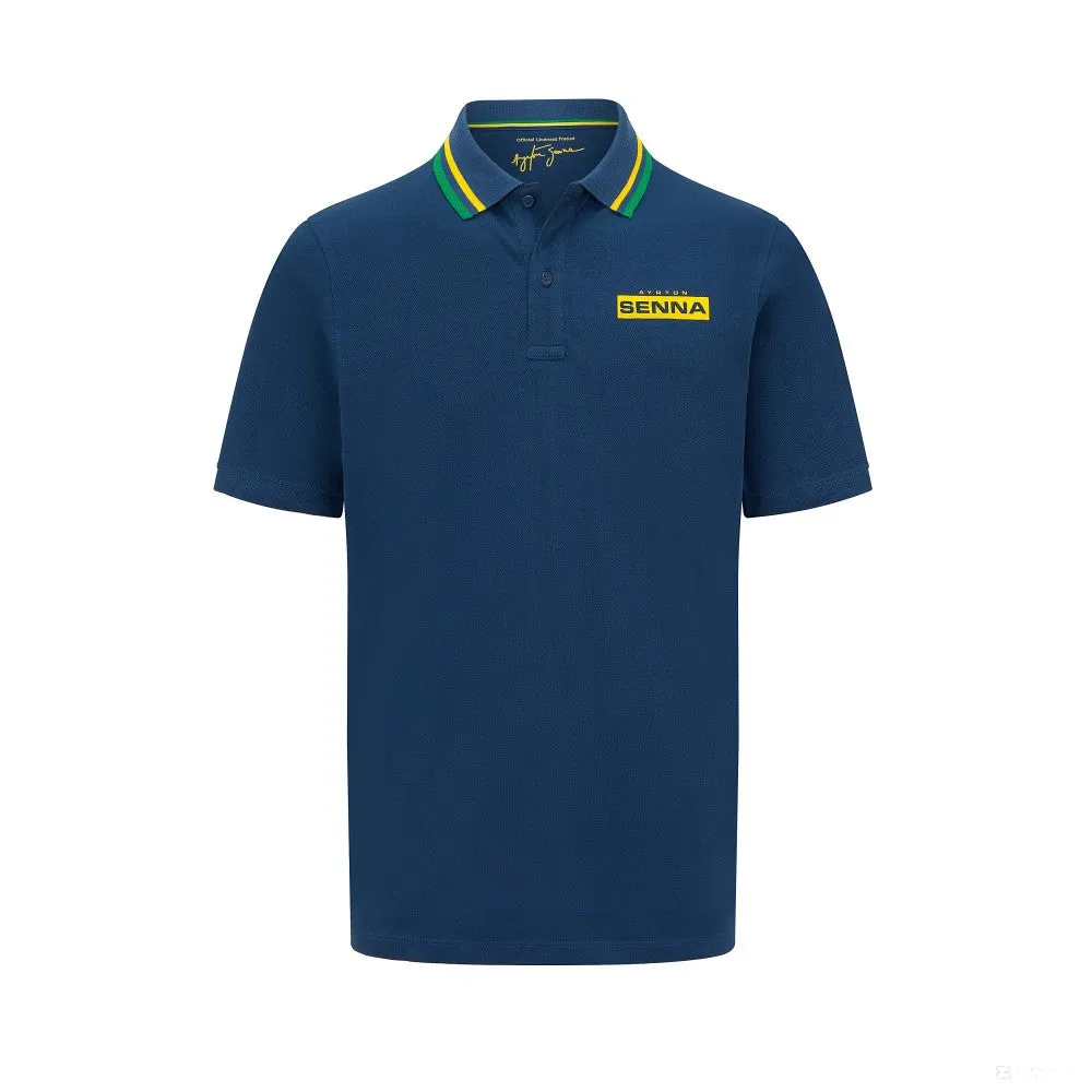 Ayrton Senna  Mens Logo Polo 2022