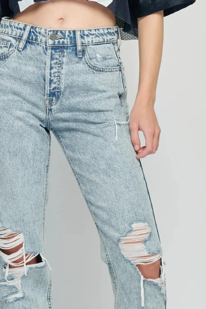 Bailey Vintage Wash Distressed Boyfriend