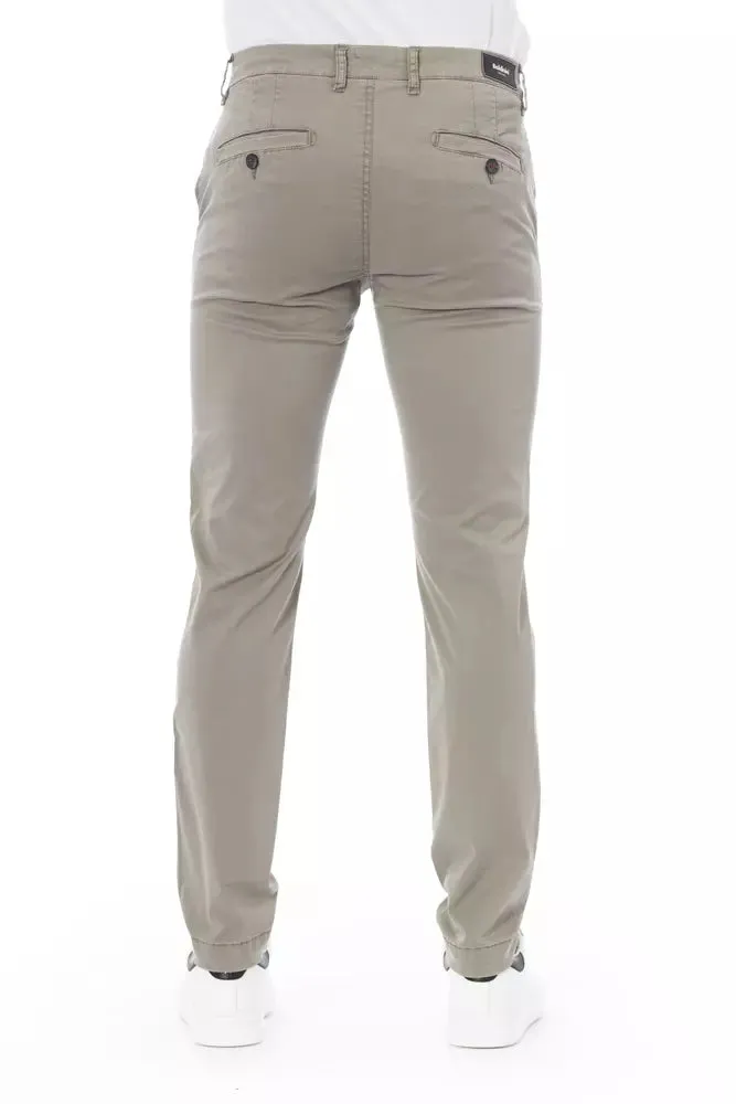 Baldinini Trend Beige Cotton Jeans & Pant