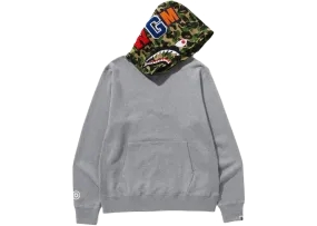 BAPE ABC Camo Shark Pullover Hoodie "Gray"