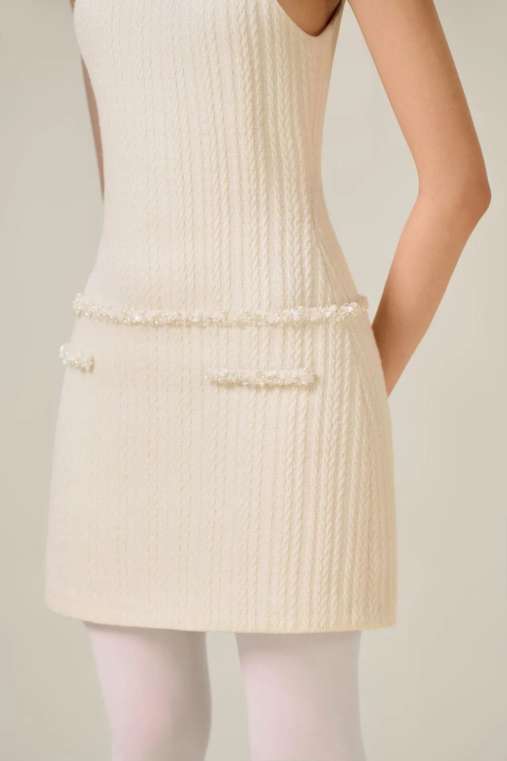 Beaded Knit Dress