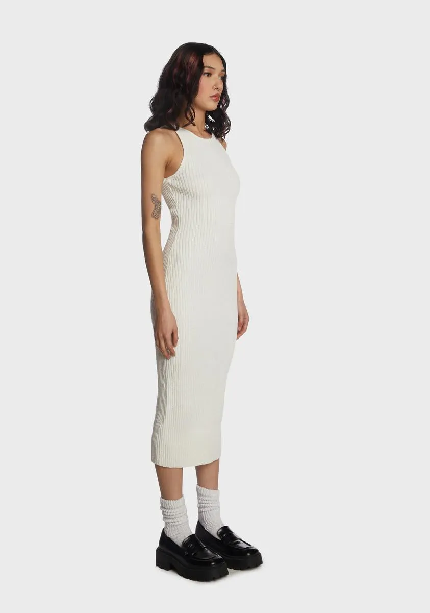 Billion Dollar Baby Knit Dress - White