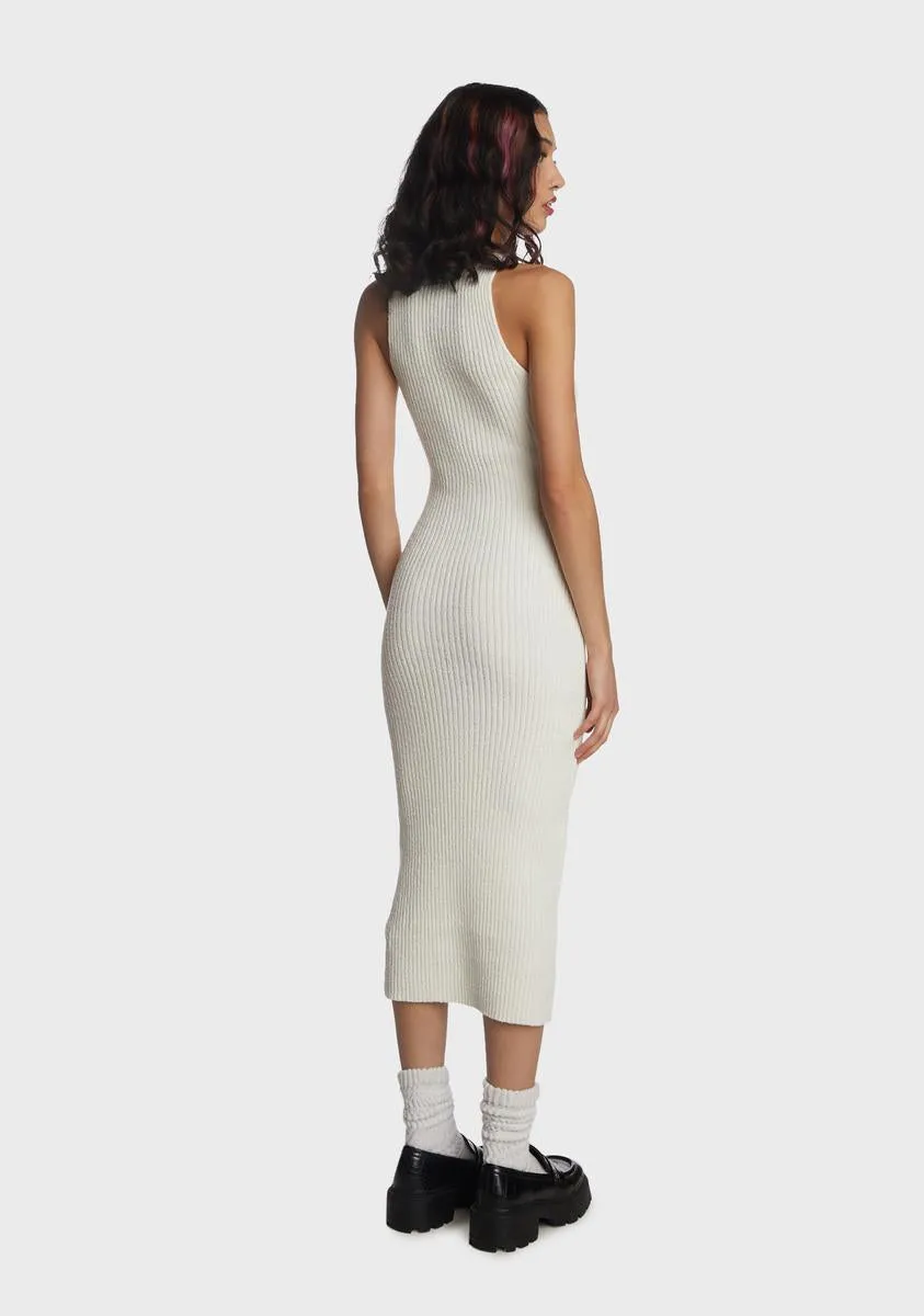 Billion Dollar Baby Knit Dress - White