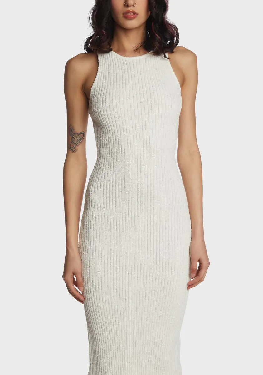 Billion Dollar Baby Knit Dress - White