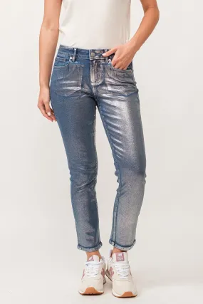 Blaire Silver Foil Jeans