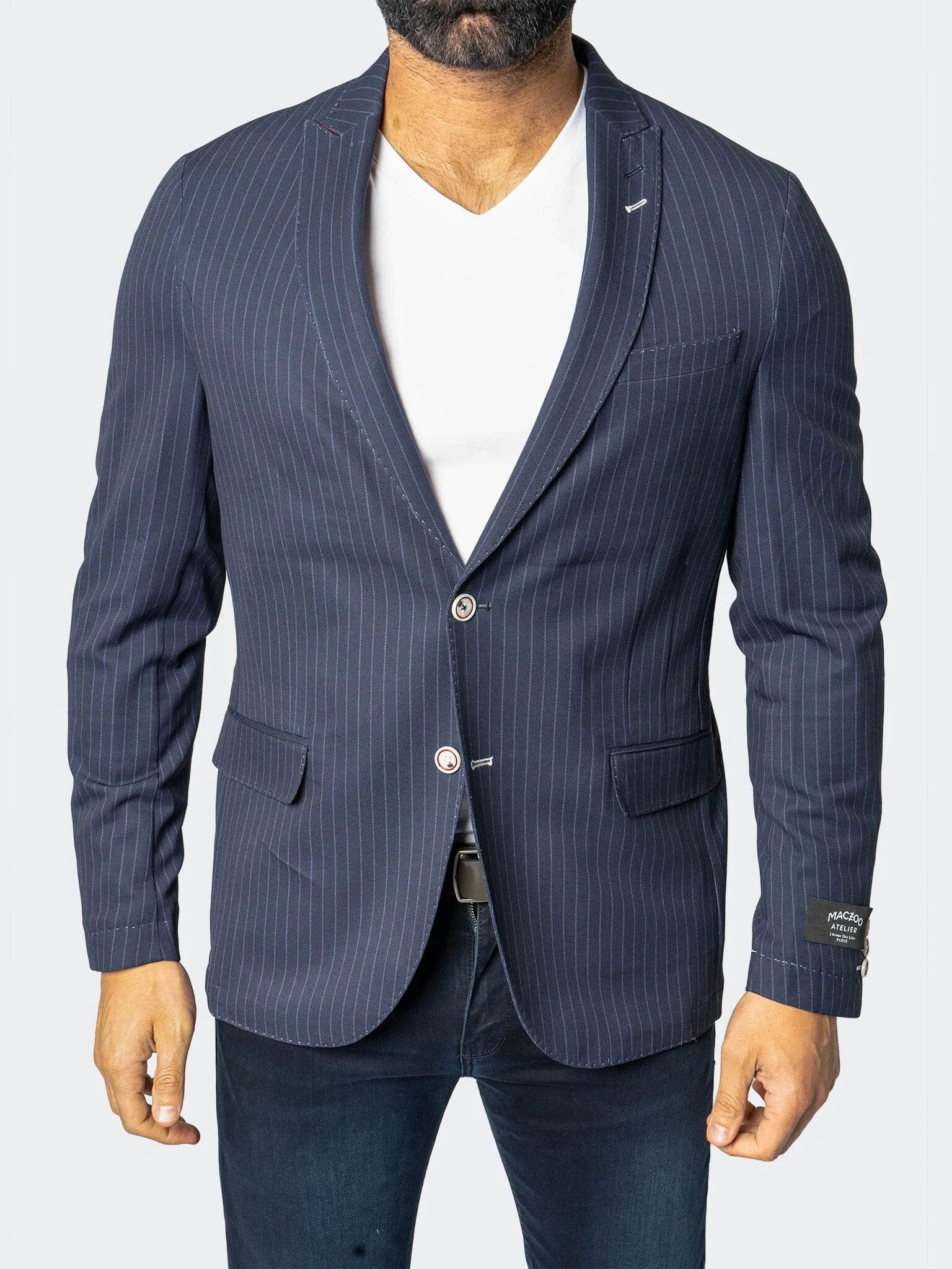 Blazer Unconstructed Descartes Capone Blue