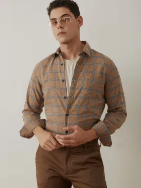 Brown Checks Shirt