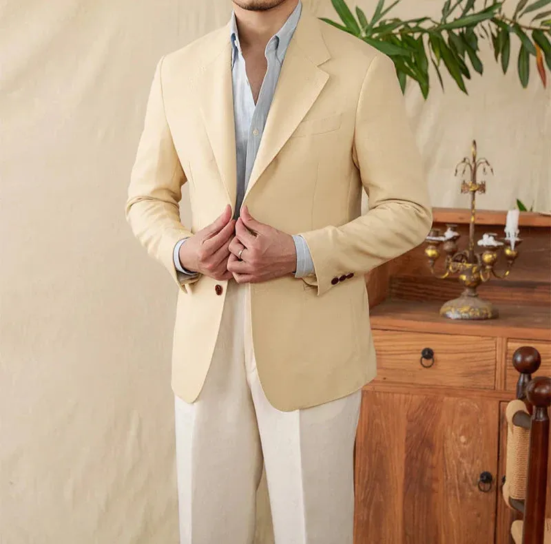 Business linen relaxation jacket