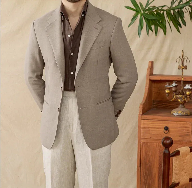 Business linen relaxation jacket