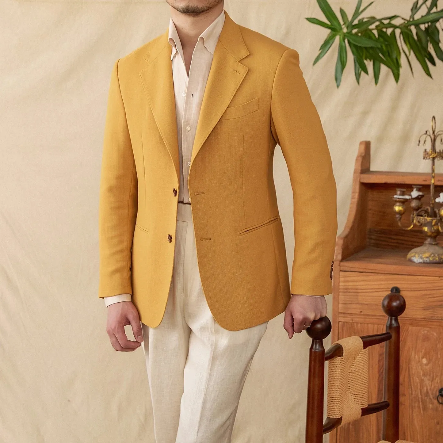 Business linen relaxation jacket