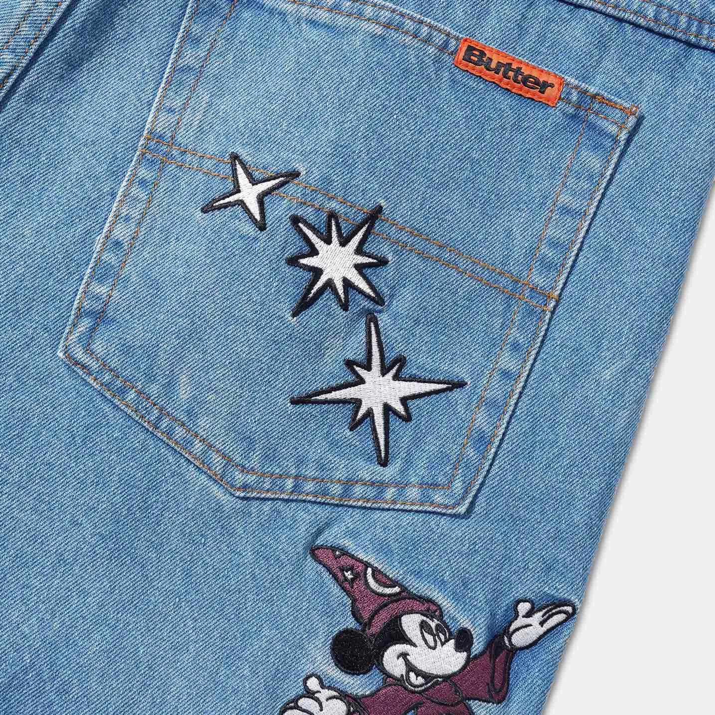 Butter Goods - Disney Fantasia Baggy Denim Jeans - Washed Indigo