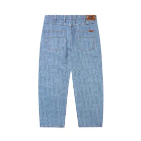 Butter Goods Scorpion Denim Jeans - Washed Indigo