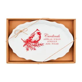 Cardinal Sentiment Tray by Mud Pie