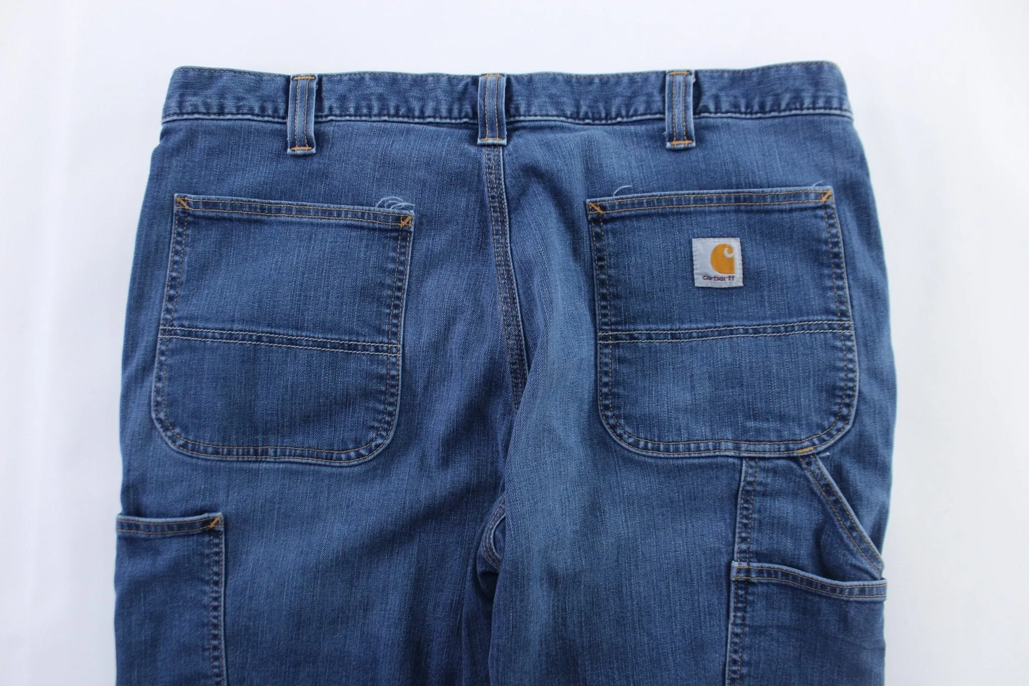 Carhartt Logo Patch Relaxed Fit Denim Jeans