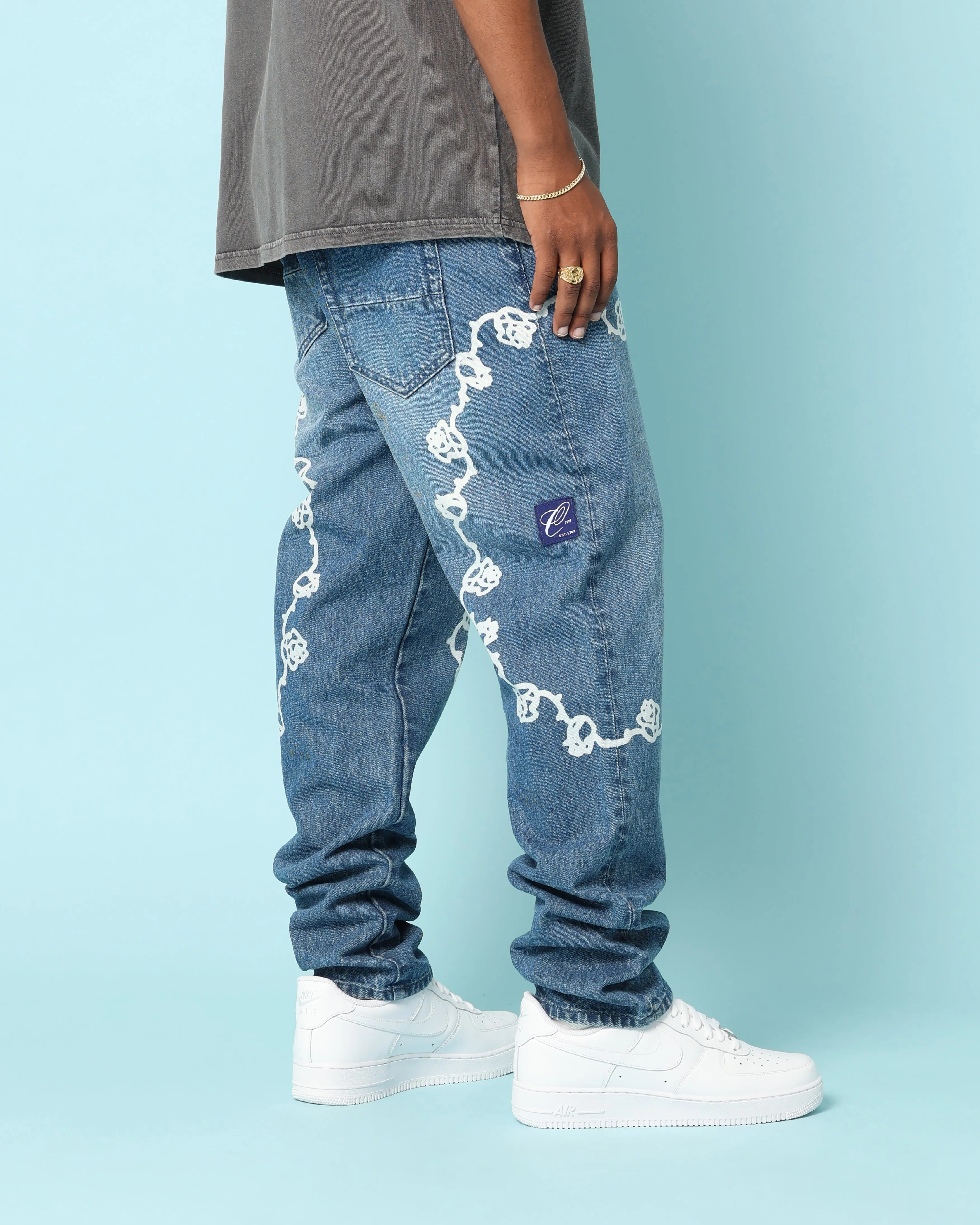 Carré Rosebowl Jeans Blue Mid Wash