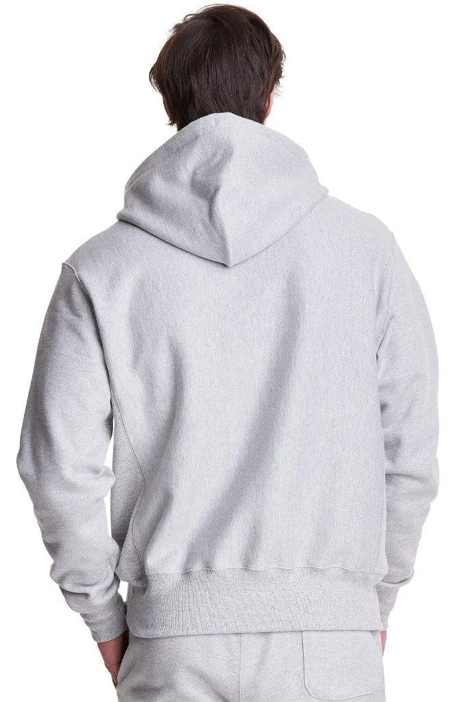 Champion Reverse Weave Hoodie, Ombre Block Applique Logo