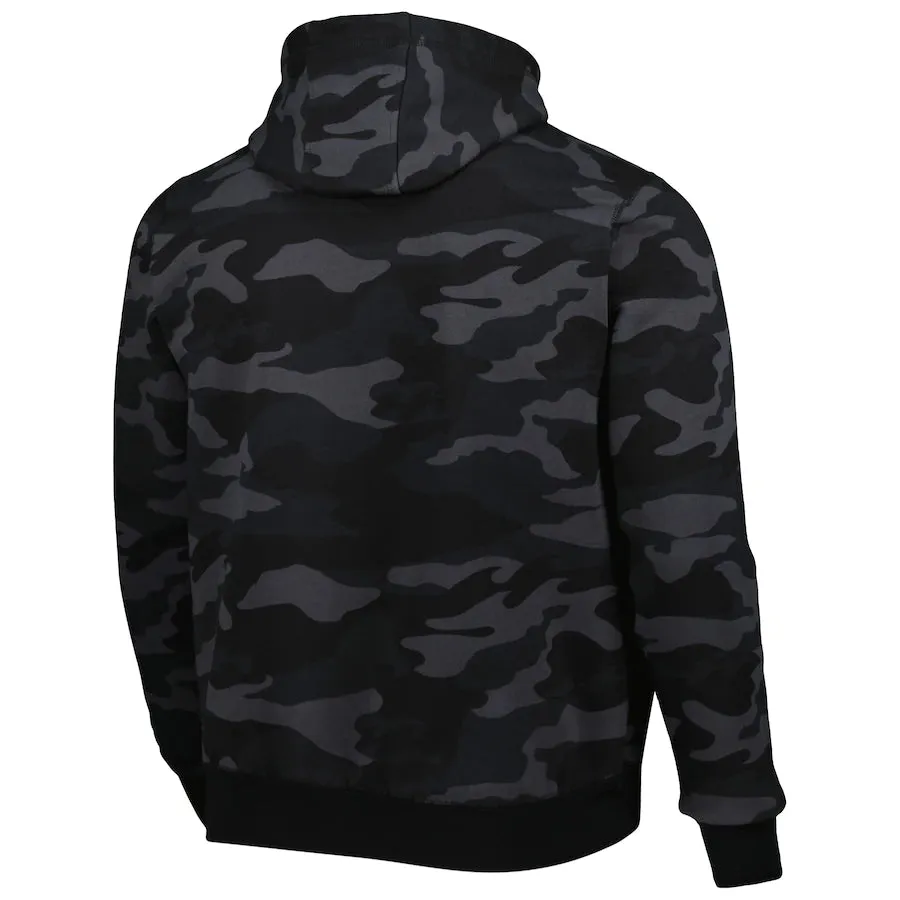 Chicago Bulls New Era Tonal Pullover Hoodie - Black/Camo