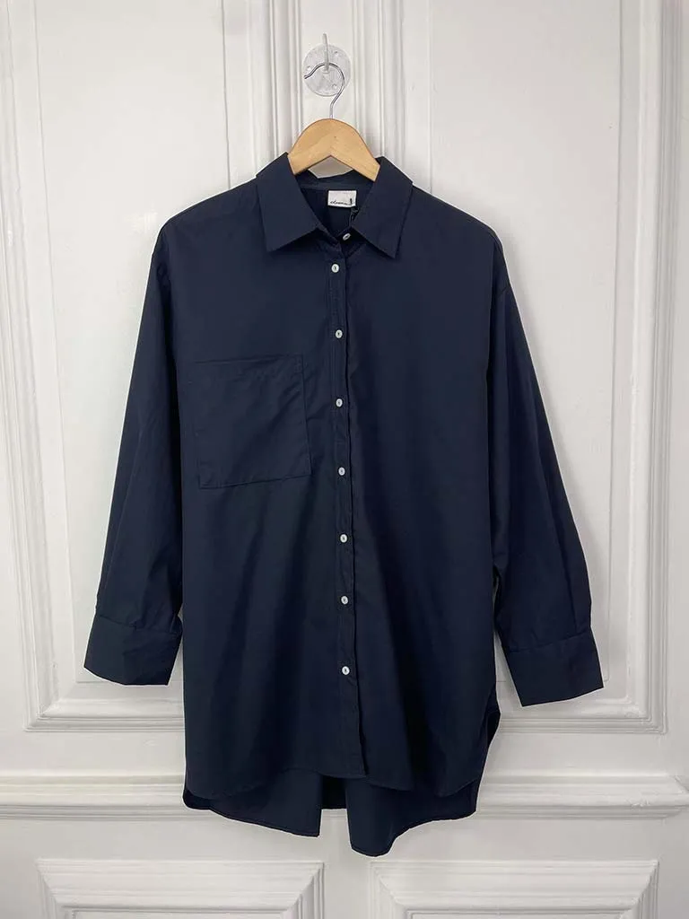 Cotton Pocket Shirt - Midnight