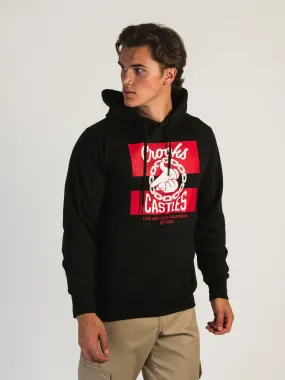 CROOKS & CASTLES AIRGUN KLEPTO PULLOVER HOODIE