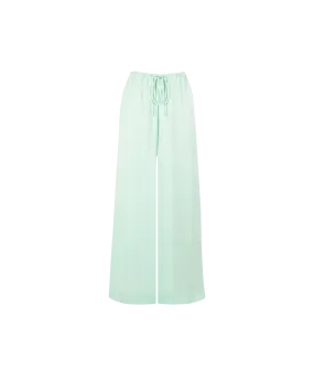 CUCUMBER SATIN PANT MINT