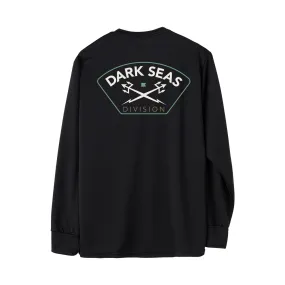 Dark Seas Men's Headmaster Iii Uv Ls T-Shirt Black T-Shirts