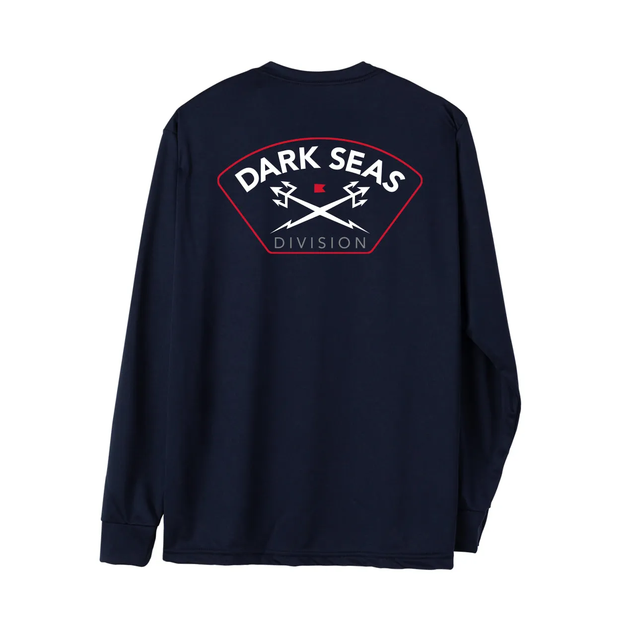 Dark Seas Men's Headmaster Iii Uv Ls T-Shirt Navy T-Shirts