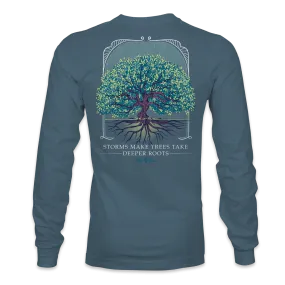 Deeper Roots - Inspirational Tree LONG SLEEVE T-Shirt