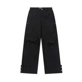 Design Pleated Suit Pants Men's Minority Fashion