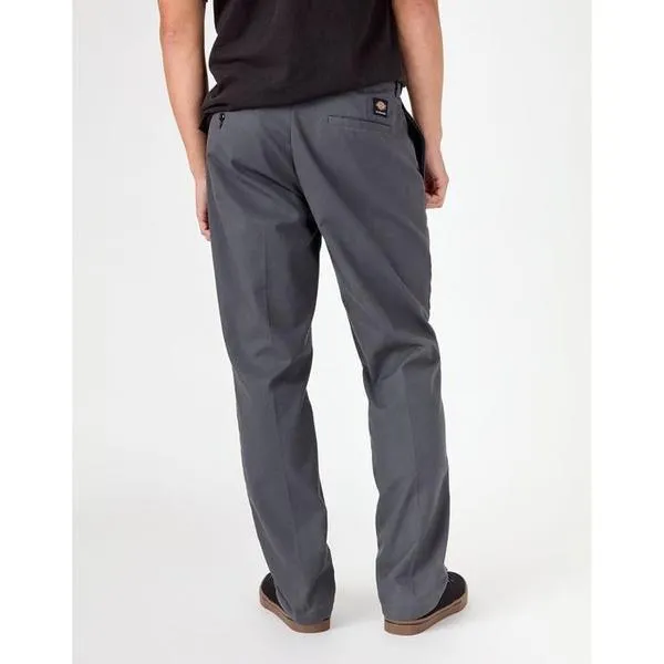 Dickies Skateboarding Pants Flex Slim Fit Straight Leg Charcoal Gray