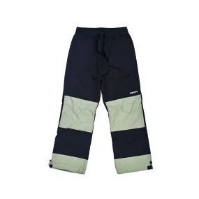 DOUBLE BOX TRACK PANTS BLACK / OLIVE