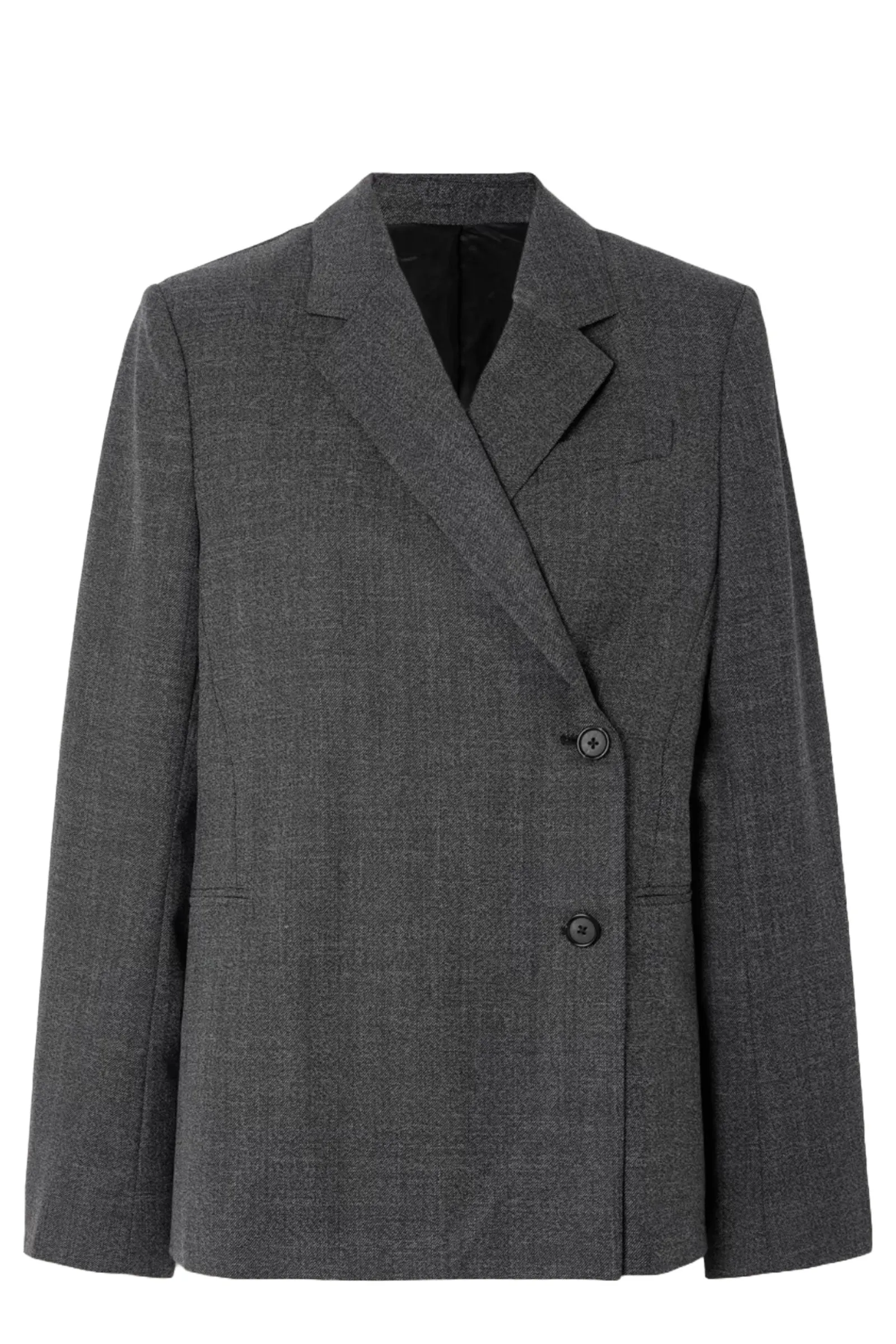 Double-Breasted Recycled Woven Blazer