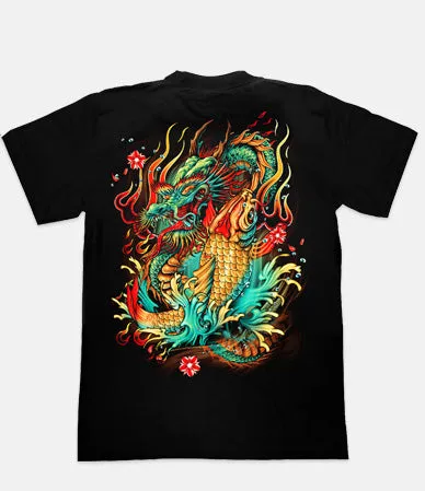 Dragon Full High Definition Glow in the Dark UV Reactive T-shirt