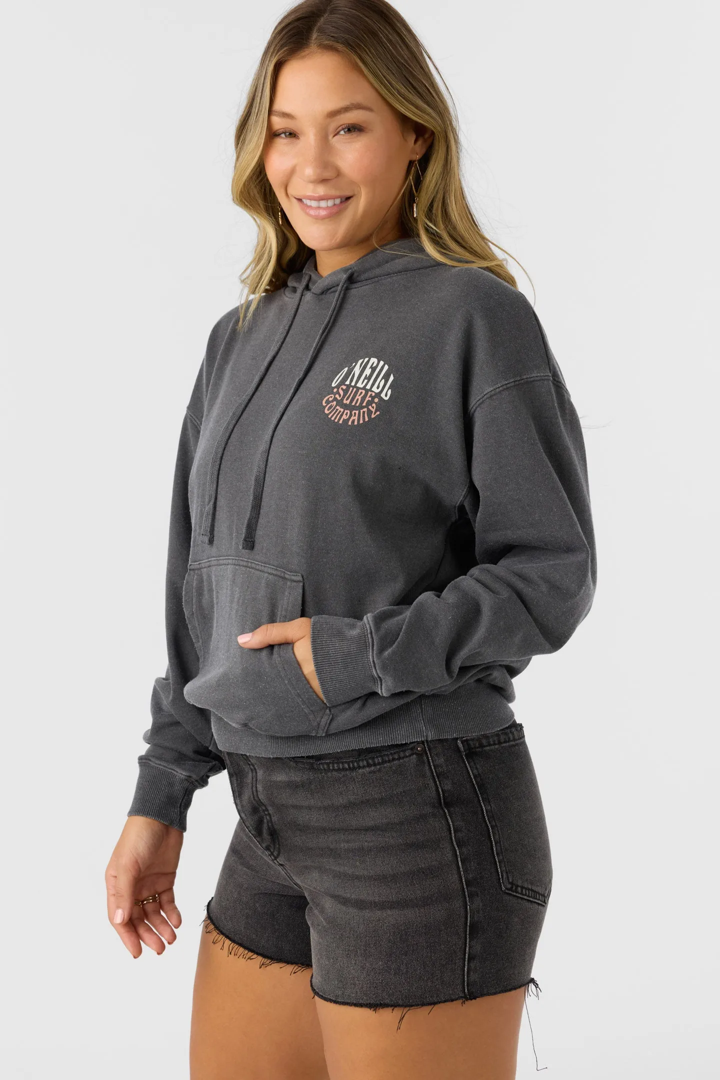 DRIFT HOODED FLEECE PULLOVER