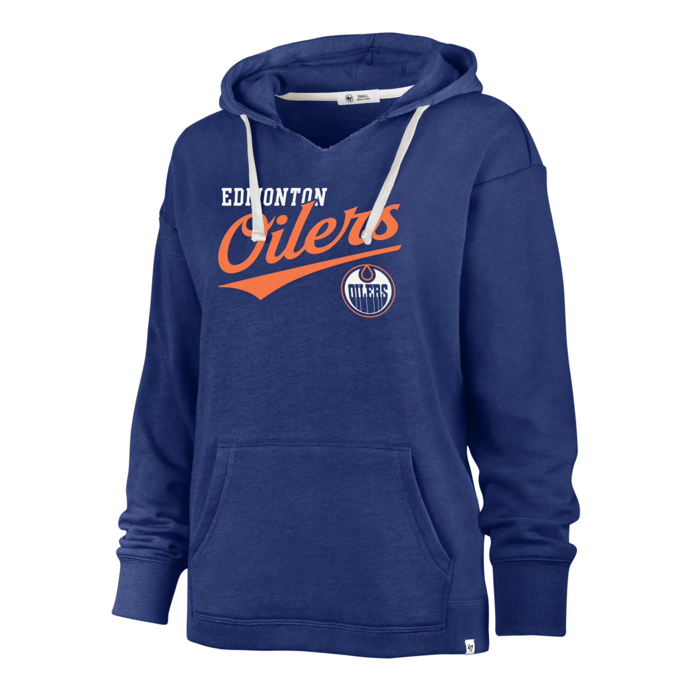 Edmonton Oilers NHL 47 Brand Women's Royal Driftaway Kennedy Hoodie