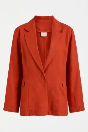 Elk Ilona Linen Blazer Sangria