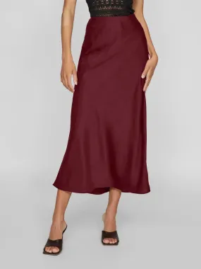 Ellette Midi Skirt - Cabernet