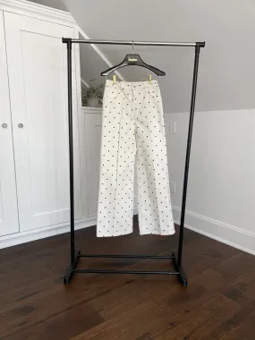 Eve Denim Polka Dot Wide-Leg